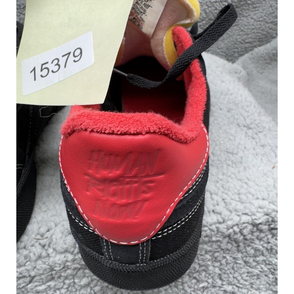 Reebok Club C Revenge Shoes Mens Size 13 Black Human Rights Now Tennis Sneakers - Picture 15 of 15